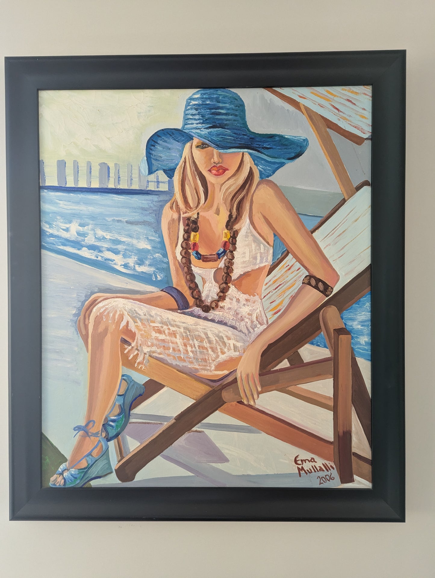 "At the Beach"Oil on Canvas