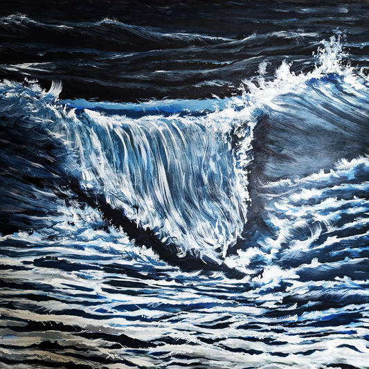 "Storm"Acrylic painting