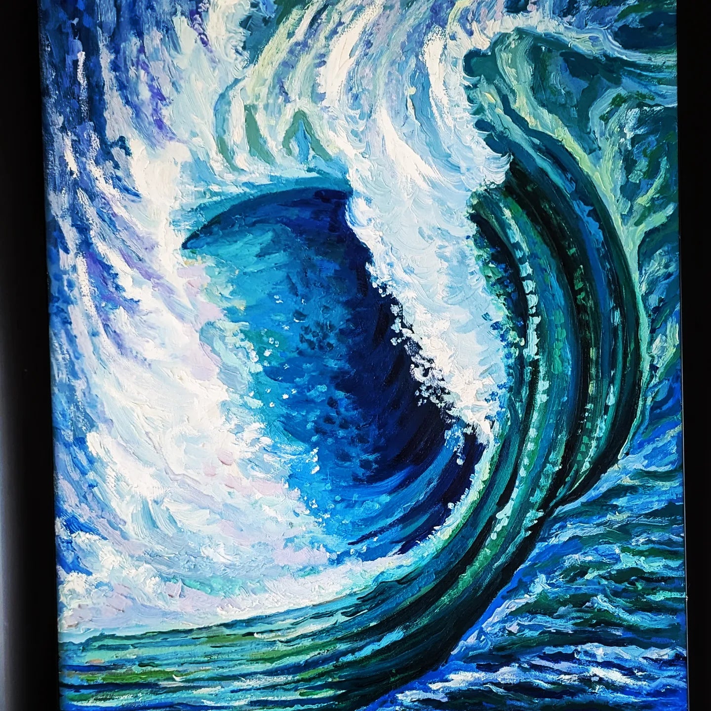 "Storm"Acrylic painting