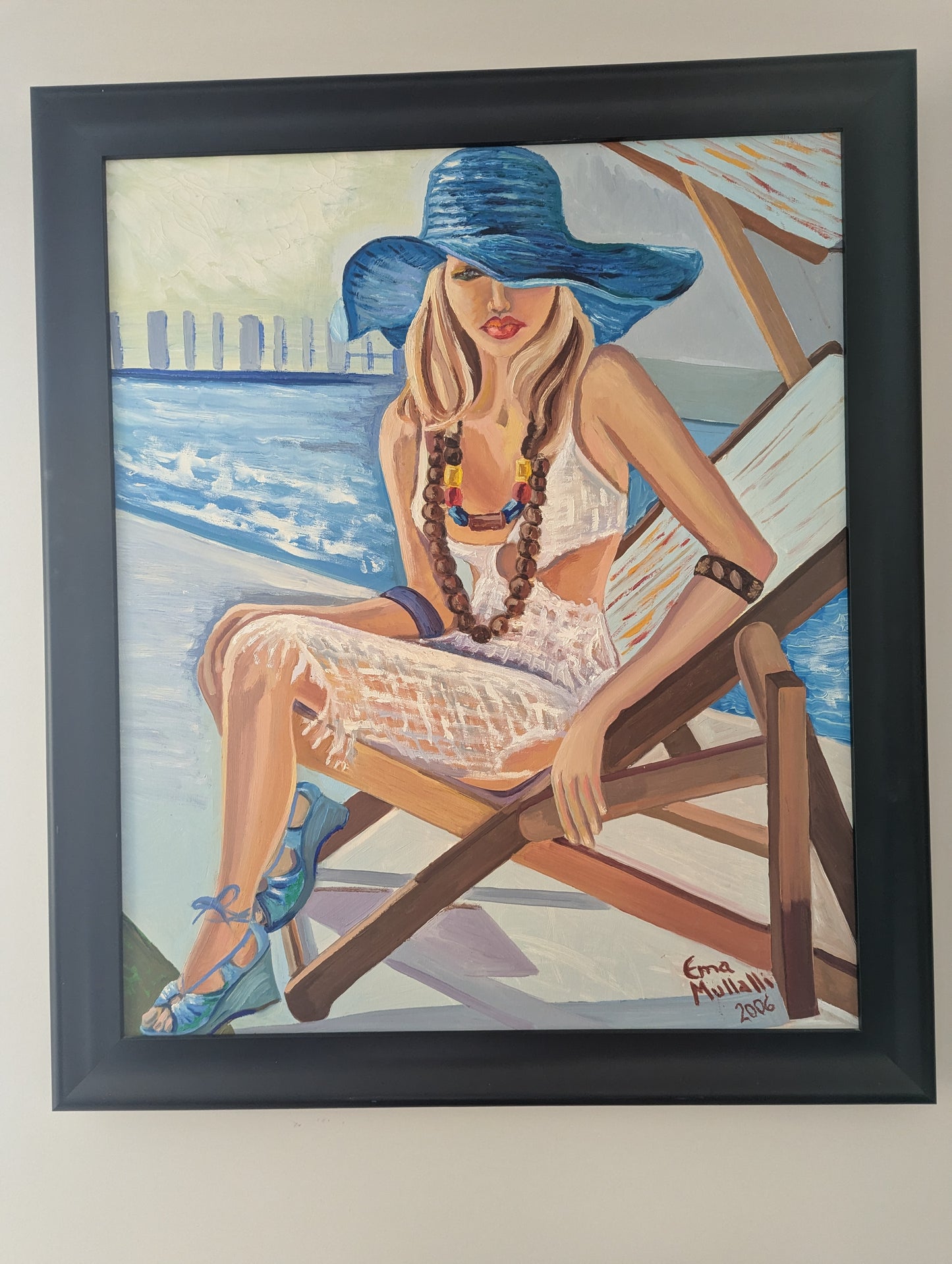 "At the Beach"Oil on Canvas