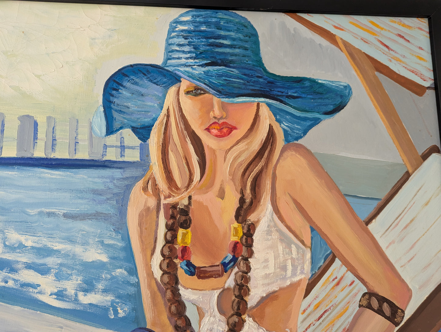 "At the Beach"Oil on Canvas